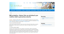Desktop Screenshot of infosluch.sk